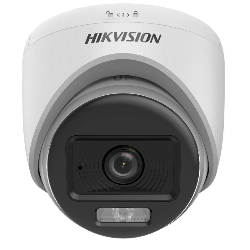 Hikvision DS-2CE70KF0T-LPFS 5MP ColorVu Audio Turret Camera – Full Color Night Vision CCTV with Mic - Image 2